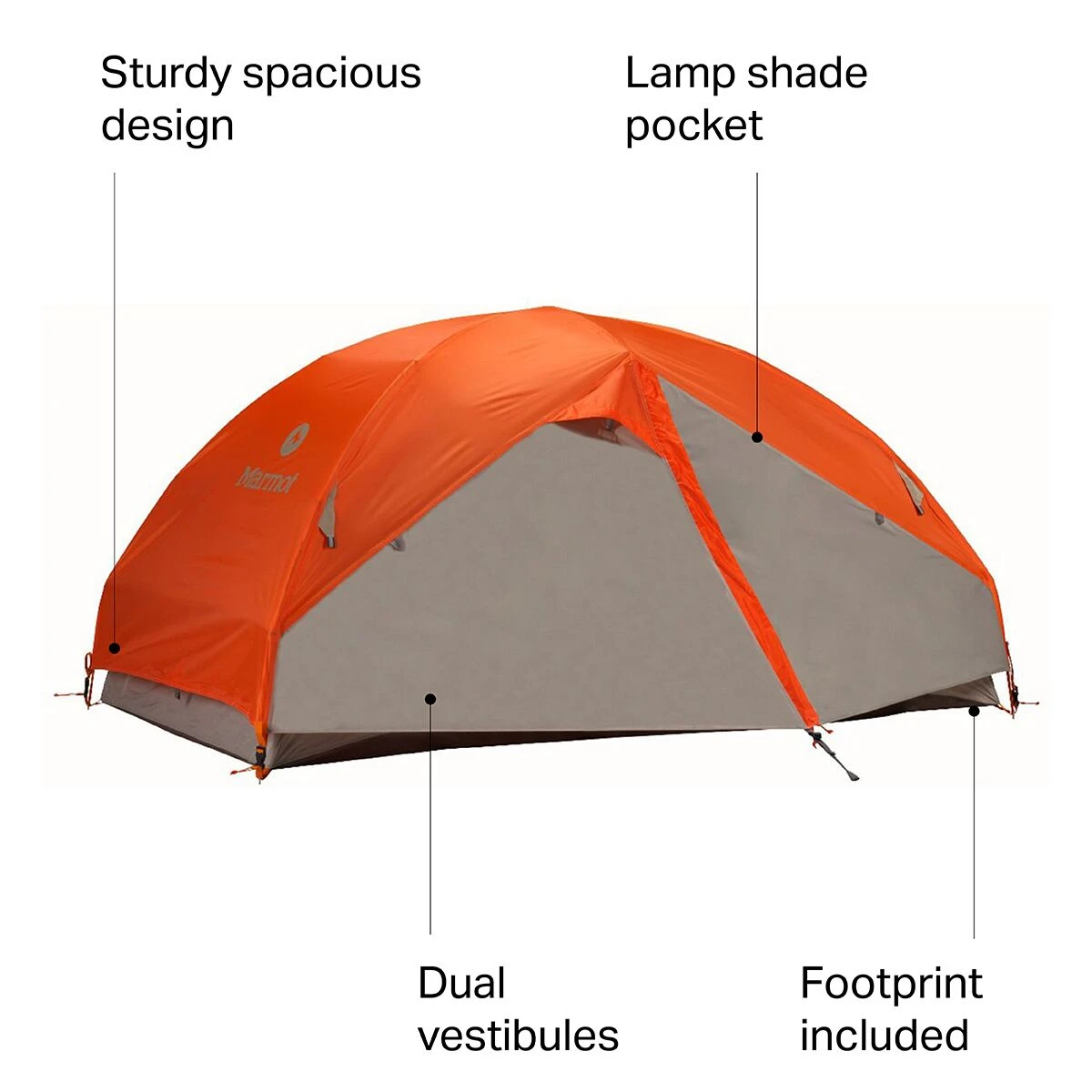 Marmot 3-Season Backpacking Tents Tungsten Tent: 2 Person 3 Season 9 Marmot 3-Season Backpacking Tents Tungsten Tent: 2 Person 3 Season - Image 7