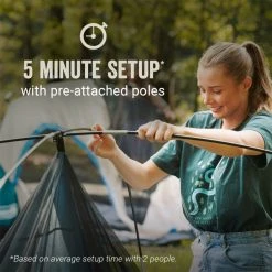 Coleman 3-Season Family & Campground Tents Skydome XL Tent: 10 Person 3 Season -Tents and Shelters Store BLUNIG D1 1