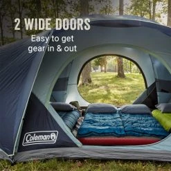 Coleman 3-Season Family & Campground Tents Skydome XL Tent: 10 Person 3 Season -Tents and Shelters Store BLUNIG D3 1