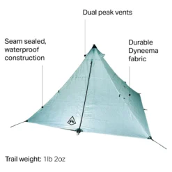 Hyperlite Mountain Gear Shelters & Tarps UltaMid 2 Shelter -Tents and Shelters Store GN D2