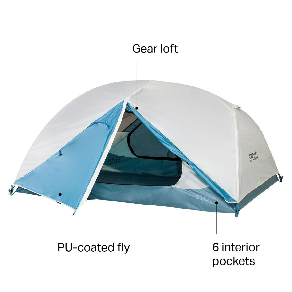 Stoic 3-Season Backpacking Tents Driftwood 3 Tent: 3 person 3 season 4 Stoic 3-Season Backpacking Tents Driftwood 3 Tent: 3 person 3 season - Image 2