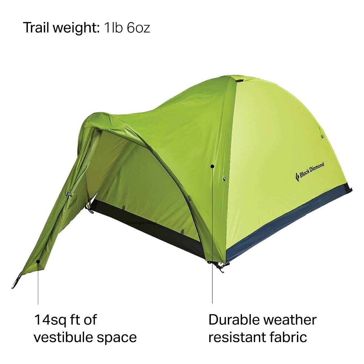 Black Diamond Vestibules & Footprints FirstLight Tent Vestibule: 3 Person 4 Black Diamond Vestibules & Footprints FirstLight Tent Vestibule: 3 Person - Image 2
