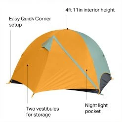 Kelty 3-Season Family & Campground Tents Wireless 4 Tent: 4 Person 3 Season -Tents and Shelters Store MALGOLOAK D6