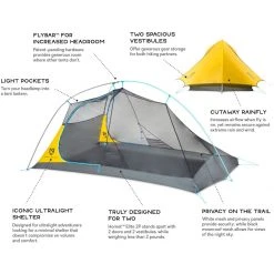 NEMO Equipment Inc. 3-Season Backpacking Tents Hornet Elite 2P Tent: 2 Person 3 Season -Tents and Shelters Store ONECOL D10