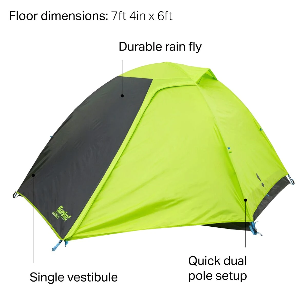 Eureka 3-Season Backpacking Tents Suma Tent: 3 Person 3 Season 4 Eureka 3-Season Backpacking Tents Suma Tent: 3 Person 3 Season - Image 2