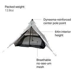 Hyperlite Mountain Gear Shelters & Tarps UltaMid 2 Mesh Insert No Floor -Tents and Shelters Store ONECOL D2 22
