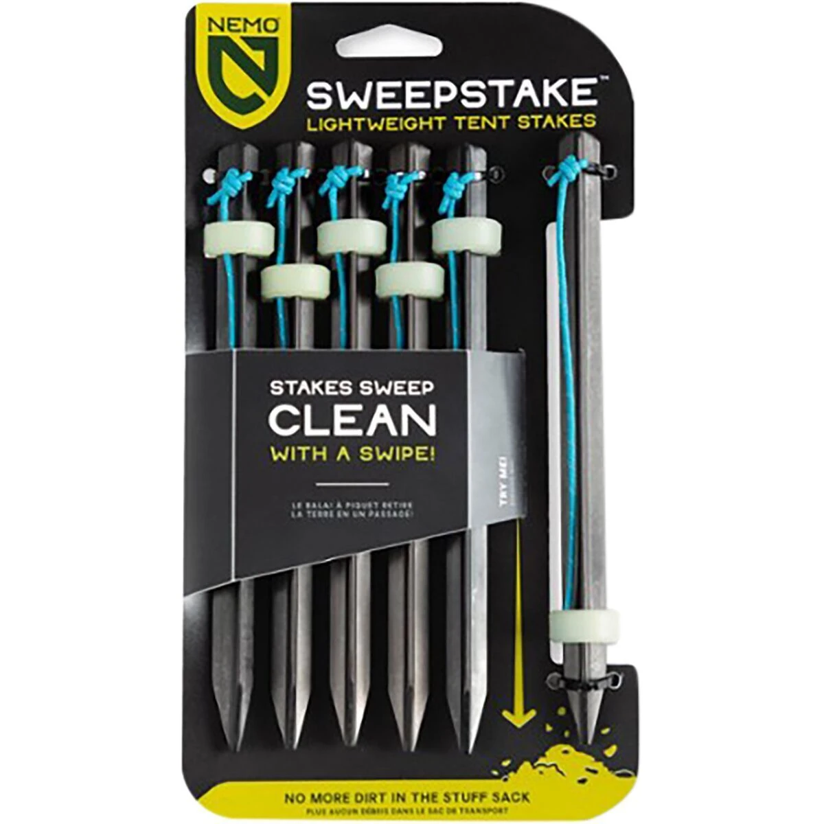 NEMO Equipment Inc. Tent Accessories & Repair Sweepstake Tent Stake 6 Pack 6 NEMO Equipment Inc. Tent Accessories & Repair Sweepstake Tent Stake 6 Pack - Image 4