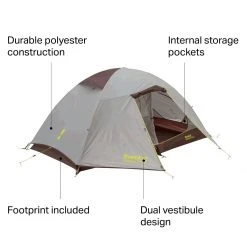 Eureka 3-Season Backpacking Tents Summer Pass 3 Tent: 3 Person 3 Season -Tents and Shelters Store ONECOL D7 9