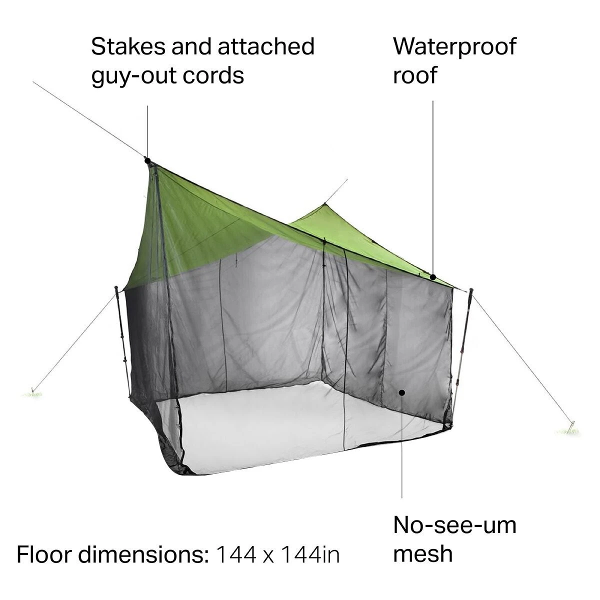 NEMO Equipment Inc. Shelters & Tarps Bugout Tarp 4 NEMO Equipment Inc. Shelters & Tarps Bugout Tarp - Image 2