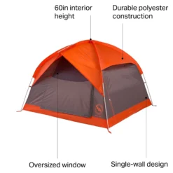 Big Agnes 3-Season Family & Campground Tents Dog House 4 Tent: 4 Person 3 Season -Tents and Shelters Store ORA D1 3