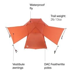 Big Agnes 3-Season Backpacking Tents Copper Spur HV UL2 Tent: 2 Person 3 Season -Tents and Shelters Store ORA D18 1
