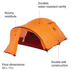 MSR 4-Season Tents Remote 3 Tent: 3 Person 4 Season -Tents and Shelters Store ORA D5 4