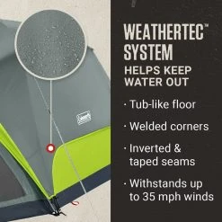Coleman 3-Season Family & Campground Tents Skydome Screen Room Tent: 4 Person 3 Season -Tents and Shelters Store ROCGRE D3 1