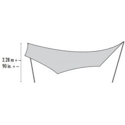 MSR Shelters & Tarps Rendezvous Sun Shield Shelter -Tents and Shelters Store S200WIN D3