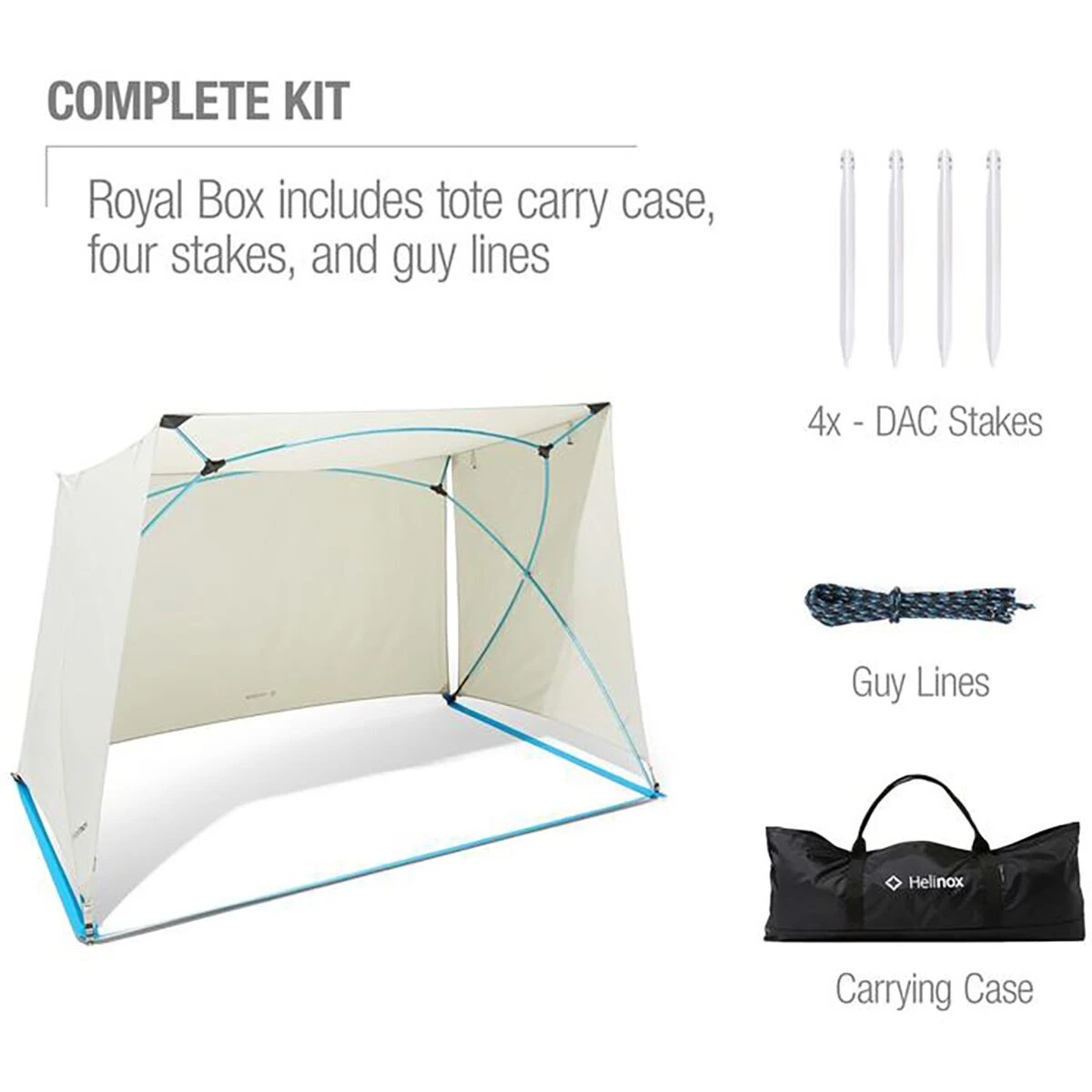 Helinox Shelters & Tarps Royal Box Shade Shelter 4 Helinox Shelters & Tarps Royal Box Shade Shelter - Image 2