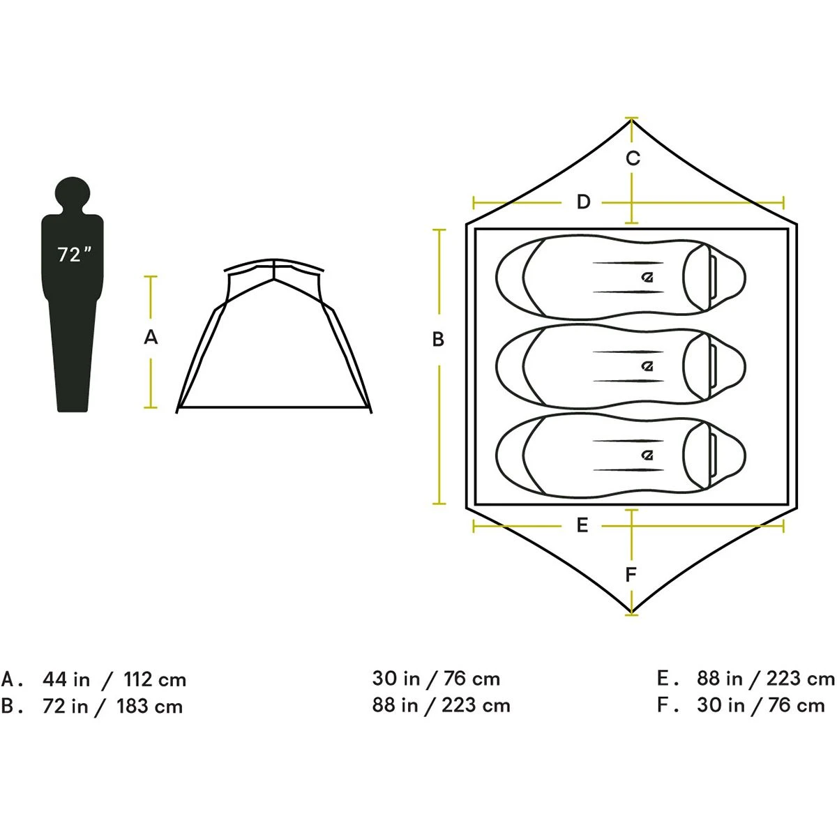 NEMO Equipment Inc. Vestibules & Footprints Aurora 3P Tent: 3 Person 3 Season 22 NEMO Equipment Inc. Vestibules & Footprints Aurora 3P Tent: 3 Person 3 Season - Image 20
