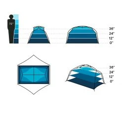 NEMO Equipment Inc. Vestibules & Footprints Aurora 3P Tent: 3 Person 3 Season 42 NEMO Equipment Inc. Vestibules & Footprints Aurora 3P Tent: 3 Person 3 Season -Tents and Shelters Store SUR D9