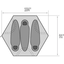 The North Face 3-Season Family & Campground Tents Homestead Domey 3 Tent: 3 Person 3 Season -Tents and Shelters Store SWLACLCAPRNETAGR D1
