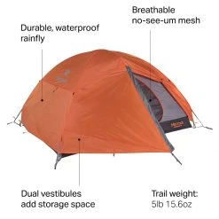 Marmot 3-Season Backpacking Tents Fortress Tent: 3 Person 3 Season -Tents and Shelters Store TANSTO D4 1